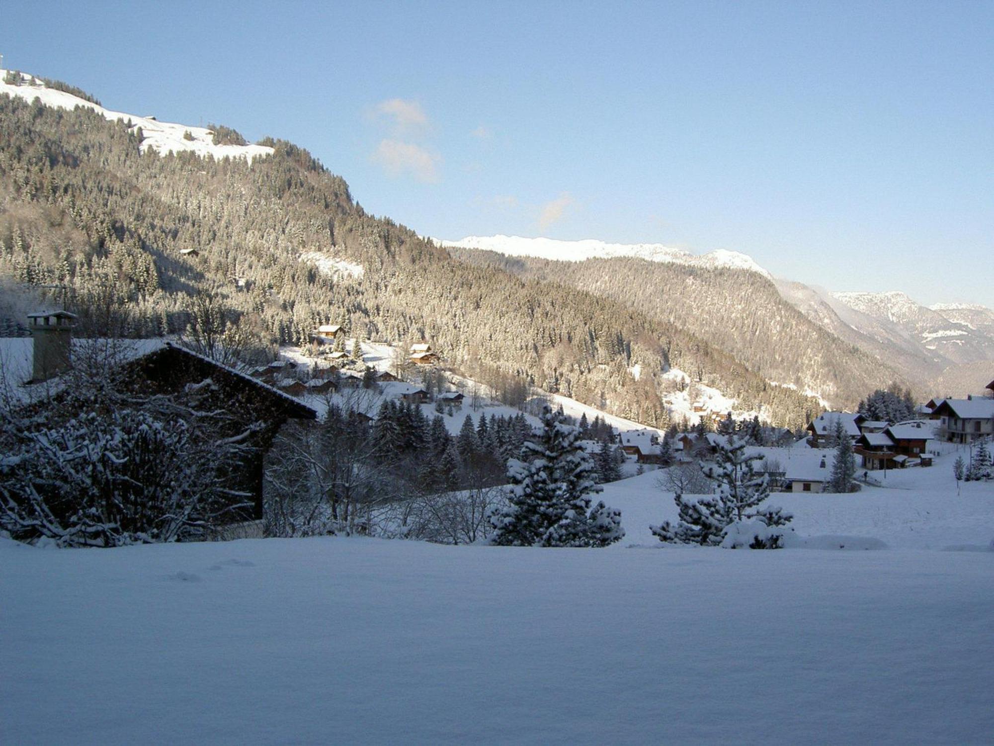 Rez De Chalet Calme Avec Terrasse - 2 Chambres, Proche Pistes A La Clusaz - Fr-1-437-10 Екстер'єр фото